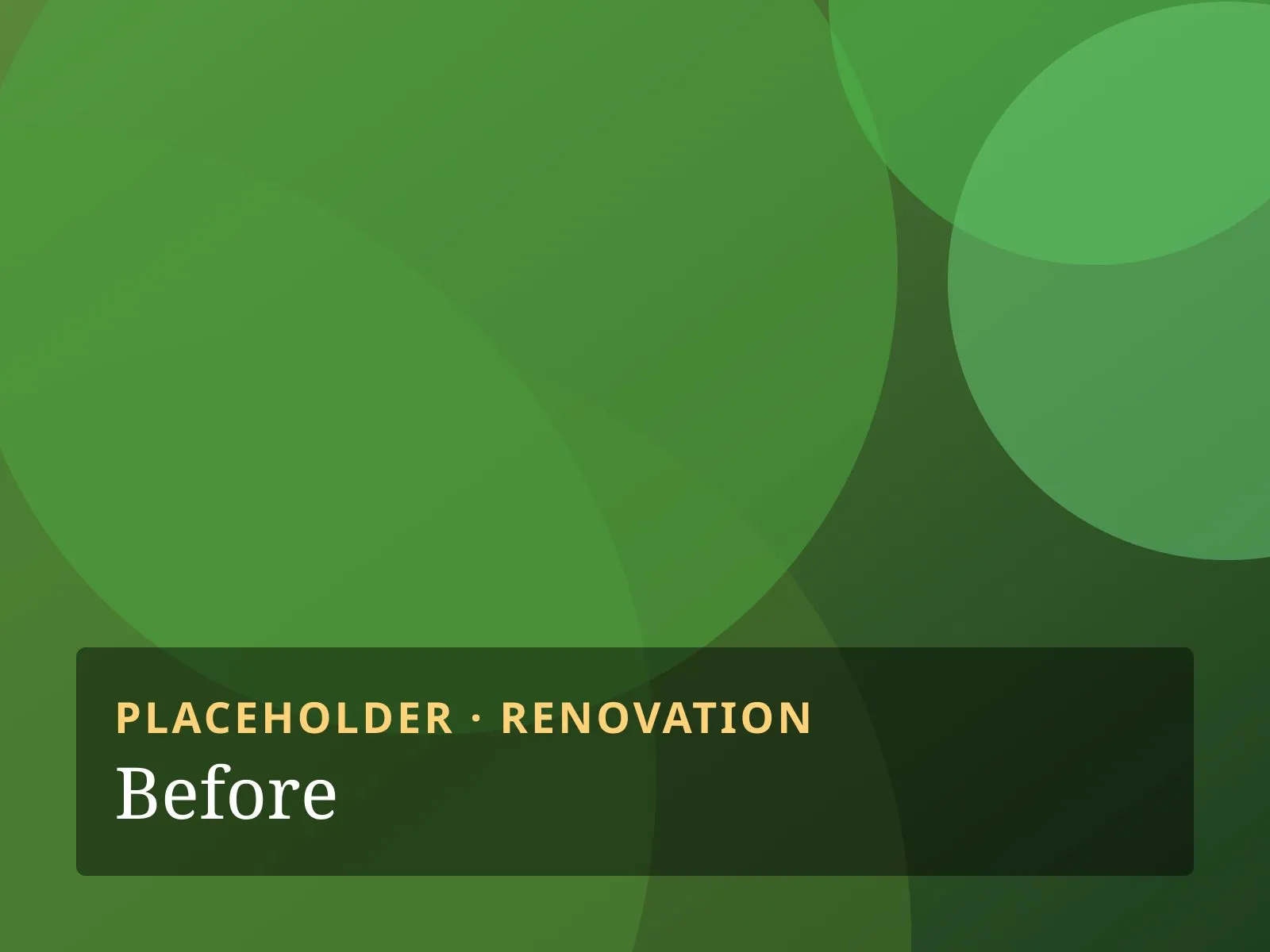 Placeholder image labelled "Before"